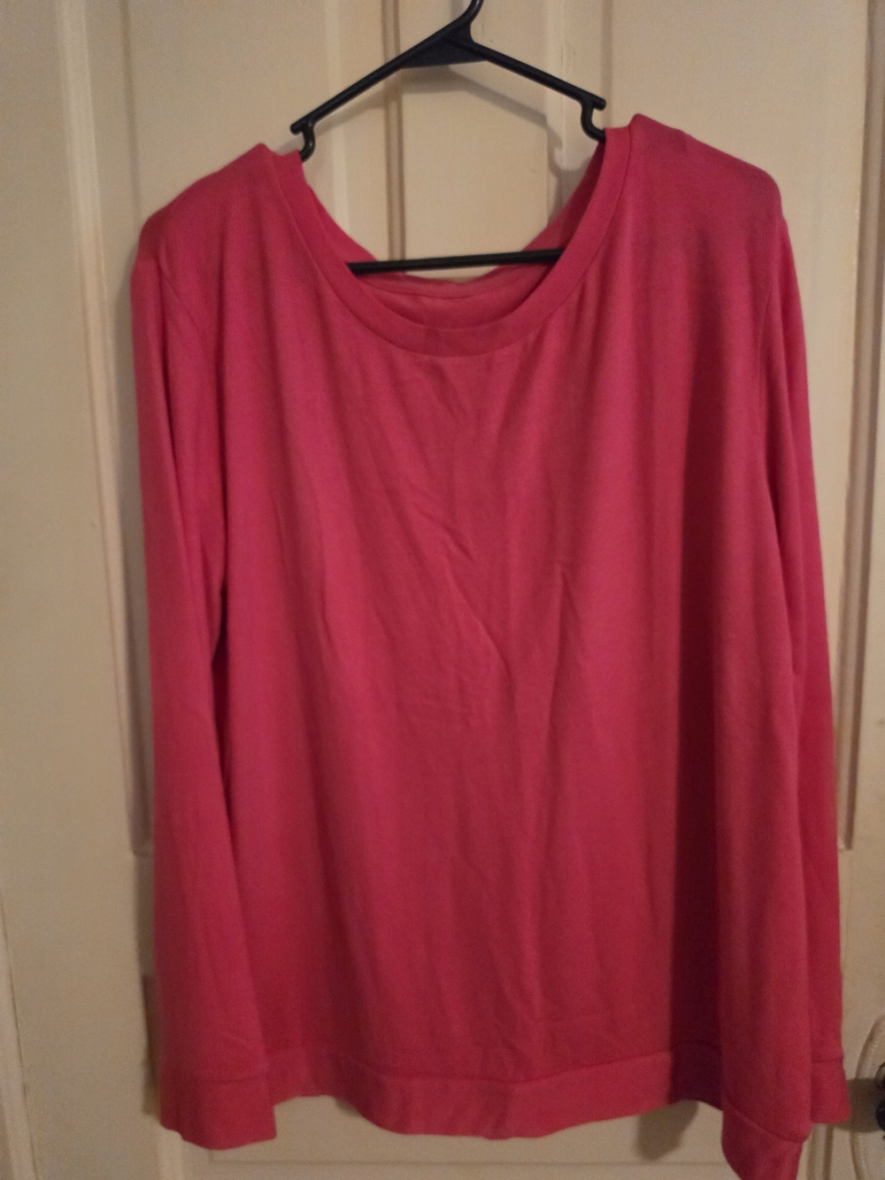 ZYIA Bright Pink Long-Sleeve Crewneck